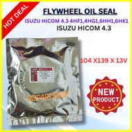 FLYWHEEL OIL SEAL ISUZU HICOM 4.3 4HF1, 4HG1, 6HH1, 6HK1 [ 104 X 139 X 13V ] FLY WHEEL  - AFOS TAIWA