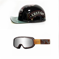 หมวกกันน็อคส์มอเตอร์ไซค์แบบคลาสสิก IBK RW03 ความเร็วสูง 3C เข้ารับการรับรอง หน้ากากป้องกันพิเศษสำหรั