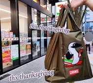 全新 🇯🇵日本 Chums 環保袋 ( 有實物相 ) Chums 環保袋 可摺疊 Chums x 7-11 PayPay 企鵝 Shopping Bag 飯盒袋 Tote Bag 鰹鳥 Foldabl