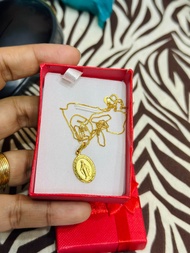 COD SALE SALE SALE Cheapest Store Direct Supplier ' Pawnable Gold Necklace for Women 18k 18"