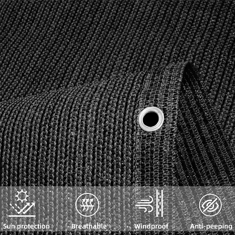 High Quality 3/5/6M Balcony Shade Cloth Waterproof Sun Shading Sails Fencing Net Fence Patio