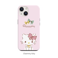 (เคสคอมโบ)เคสไอโฟน Sanrio Hello Kitty แท้ 100% สำหรับ iPhone16 เคส 16pro 16promax เคส 15promax 15pro