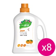 一滴淨有機生活洗衣露洗衣精 柿子精粹 2000ml X8入瓶