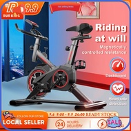 ⭐ ⭐READY STOCK⭐ ⭐ ☬Gym Fitness Spinning Bike with Heart Rate Exercise Bike Indoor Cycling Basikal Senaman Dalam Rumah✶