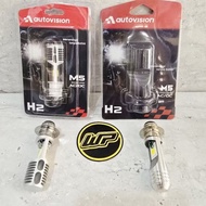 Autovision Auto Vision AC Motorcycle Headlight Bulb (Plug n Play) / DC 12V 7W M5 H2 T19 H6 1 Leg