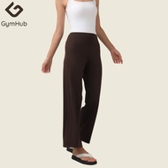GYMHUB Sports Yoga Wide Leg Pants Loose Breathable Thin Elastic Comfortable Fitness Yoga Pants