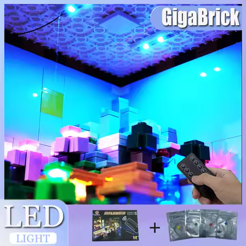 DIY RC LED Light Kit For LEGO 21265 The Crafting Table (Only LED Light,Without Blocks Model)
