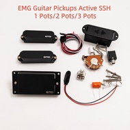 EMG Guitar Pickups Active SSH Humbucker Pickups Potentiometer Guitar Accessories Black (1 Pots/2 Pot