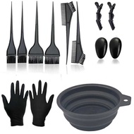 Hair Dyeing Tools Hair Dyeing Set Baked Oil Comb Hair Dyeing Folding Bowl Brush Hairdressing Product