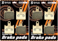 SYUU Motorcycle Replacement Front Brake Pads Brakes for Kawasaki ZX6R (ZX 600 P/R)(2007-2014 2015 20