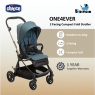 Chicco One4Ever 2 Way Facing Lightweight Compact Auto Fold Baby Stroller