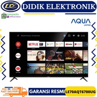 Tv Aqua 70 Inch LE70AQT6700UG 4K Smart Android TV