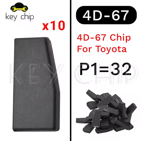 10 pcs 4D-67 Chip For Toyota P1=32