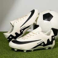 New Men Outdoor Sport Soccer Shoes Adult Training Boys Football Boots Cleats Long Spikes Non Slip Br