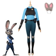 Crazy Zoo cos clothing Judy Rabbit Judy Rabbit cos Anthropomorphic Costume cosplay Costume Children 