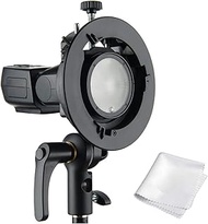 Godox S2 Speedlite S-Type Bracket Bowens Mount, for Godox V1 AD200Pro AD400Pro AD200 V860II TT685 TT