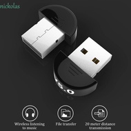 NICKOLAS Bluetooth Adapters CSR For Windows 7/8/10 PC Laptop USB Dongles V5.0 Bluetooth 5.0 Receiver