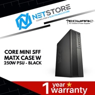 TECWARE CORE MINI SFF MATX CASE W/ 250W PSU - BLACK - TWCA-COREM-BK