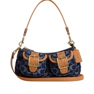 Coach 女士 Ashton 標誌性牛仔單肩包均碼碼25.4cm*7cm*10.2cm