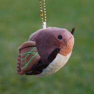 Insect-themed Cicada Plush Toy Keychain Backpack Accessory