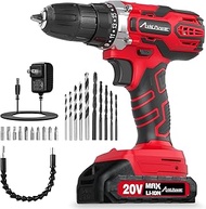 AVID POWER 20V MAX Power Drill Kit, Cordless Drill Set with Battery and Charger, 2 Variable Speed, 3