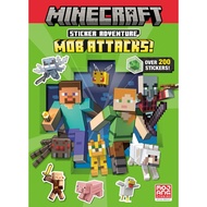 Minecraft Sticker Adventure: Mob Attacks! (Minecraft) Paperback – Book