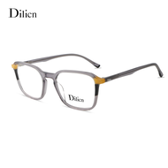 Dilicn màu xanh cổ điển ánh sáng chặn nam nữ gọng kính thời trang kim loại Acetate kính kính thuốc Q