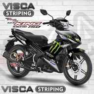 Stiker Striping Mx King 150 Full Body Variasi Monster Energy