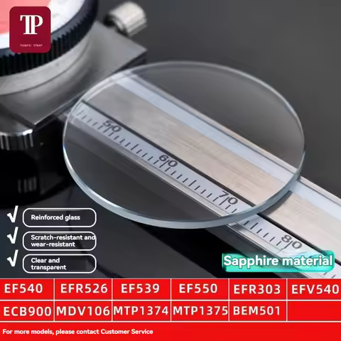 For Casio EFR-303 EF-540 EF-550 EQB-900 MTP-1370 MTP-1374 MTP-1375 MDV-106 Series Watch Mirror Sapph
