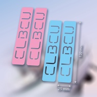 SYM CLBCU Lettering Front Fork Decoration Car Sticker (A Set Of 2 Sheets)