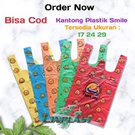 HD 24 SMILE Colorful Plastic Bags Thank You Thank You