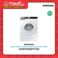 SAMSUNG WASHING MACHINE DRYER-DV80T5220TT-SE