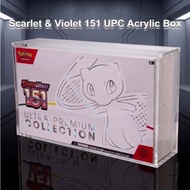 Premium Magnetic Acrylic Case for Pokémon TCG Scarlet & Violet 151 Ultra Premium Collection UPC Dust