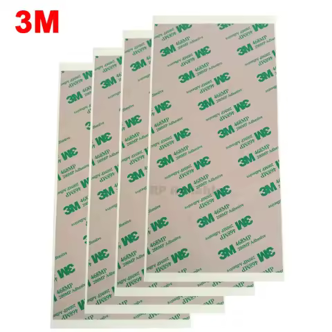 3M (10cm*20cm) 468MP Double Sided Adhesive Clear Sticker for Phone, Tablet, Keyboard, Rubber, Therma