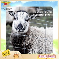 MuirghealAbla_shopPagar Lembu Cyclone Fence Pagar Kambing Kebun 50meter Galvanised Quality Five Star