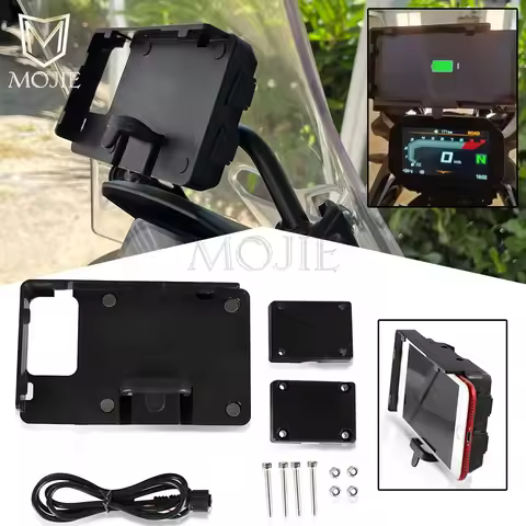 For BMW R1300GS Adventure&Trophy&TE 2023 2024 2025 Navigation Bracket Motorcycle USB Charger Mobile 