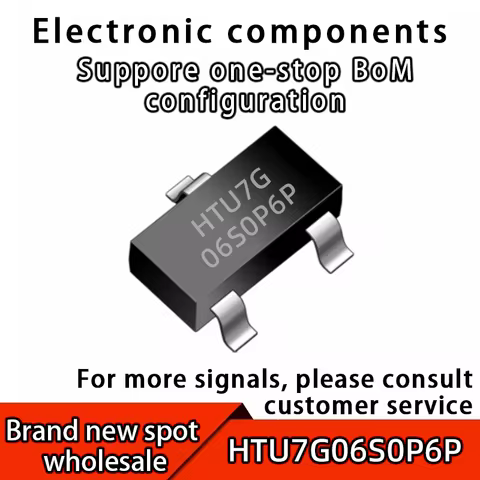 HTU7G06S0P6P silk screen SP6A 0.6W 1.8-1000MHz 4V power amplifier electronic components