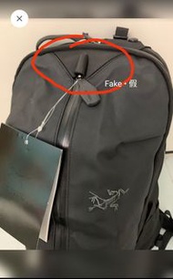 正貨教學 Arcteryx ARRO 22 ( 不死鳥 ）Arc'teryx  全新 不死鳥 背囊 黑底黄色 黑魂