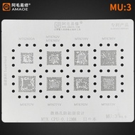 Amaoe BGA Stencil Reballing MU3 MT6762D0 MT6762V MT6739V MT6785V MT6757V For MTK CPU Chip IC Solder 