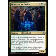 MTG : Grovetender Druids - BFZ Near Mint - MTG Multicolored Elf Druid Ally