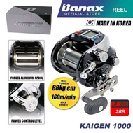 (MAA) MADE IN KOREA 20KG MAX DRAG MESIN PANCING JENAMA BANAX KAIGEN 1000 ELECTRIC FISHING REEL WITH 