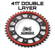 DOUBLE LAYER SILENT SPROCKET SET CFMOTO 450NK 450SR 450MT 450CLC / 450 NK 450 SR 450 MT 450CL-C