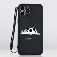 1pc Black TPU Cartoon Duck Pattern Shockproof Phone Case And 1pc Black Silicone Wrist Strap Compatib