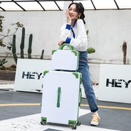 กระเป๋าเดินทาง 20 24 28นิ้ว Trolley Suitcase กระเป๋าเดินทาซิป กระเป๋าเดินทางล้อลาก PC กันน้ำ กระเป๋าเดินทางแบบมีซิปด้วยล้อลาก Luggage Travel Bag