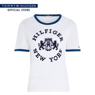 Tommy Hilfiger เสื้อยืดผู้หญิง รุ่น WW0WW39834 YCF - สีขาว