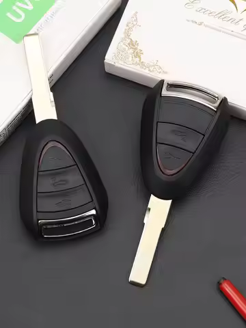 Porsche 996 Turbo Key SilKY 2/3 Buttons Remote Key Shell For Porsche Cayman Boxster GT S 2S 4S Turbo