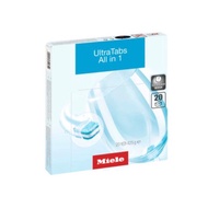 Miele Ultra Tab All-in-One 20 Tablets (1 Box) Dishwasher Tablet Detergent