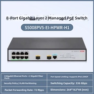 H3C | Gigabit 8 Port Layer 2 Web Management POE Switch