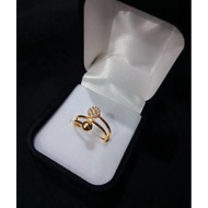 Spiral ring simple love ring