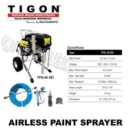 Hemat Airles Paint Sprayer Tigon Tps-45 Xei Mesin Cat Listrik Tembok
